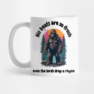 Shadowy Bigfoot: Urban Legend forest beats Mug